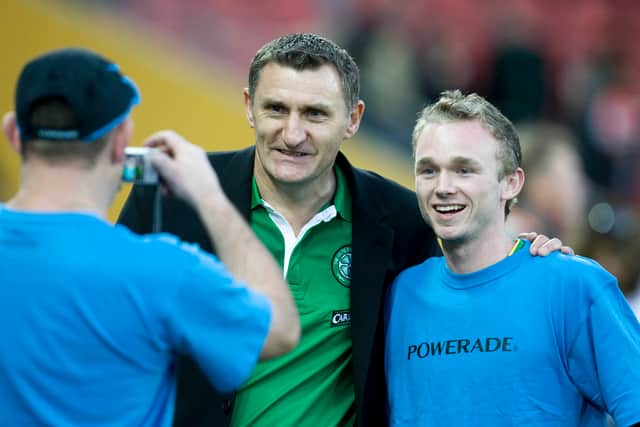 Then Celtic manager Tony Mowbray meets fans in Australia ahead of the 2009 friendly against Brisbane Roar.
