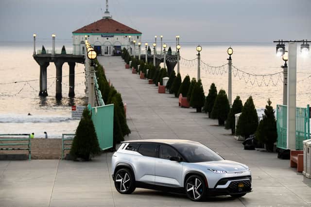 Fisker Ocean electric vehicle.