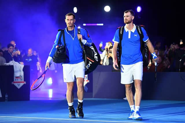 Andy Murray and Jamie Murray still plan on playing doubles together at Wimbledon.