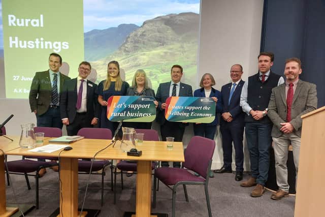 The hustings in Perth was organised by Scottish Land and Estates