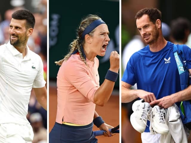 Three of the wealthiest players at this year's Wimbledon.
