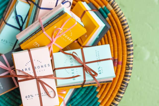 Bare Bones chocolate bars