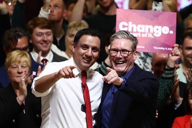Scottish Labour leader with Prime Minister Keir Starmer