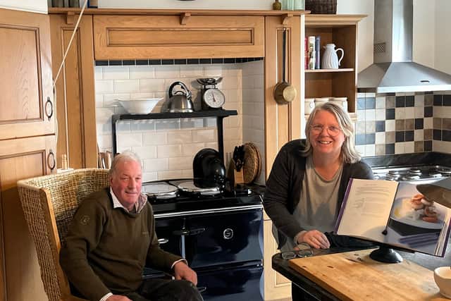 Malcolm and Jackie Sinclair at their home on Sanday 