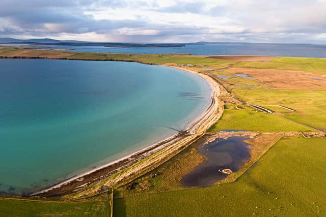 Backaskaill Farm, which is on the market for £2m