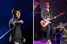 Suede's Brett Anderson and Nicky Wire from Manic Street Preachers.