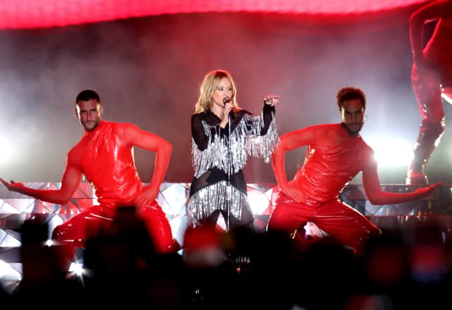 Kylie is performing at BST Hyde Park. (Photo by  Amy Sussman/Getty Images)