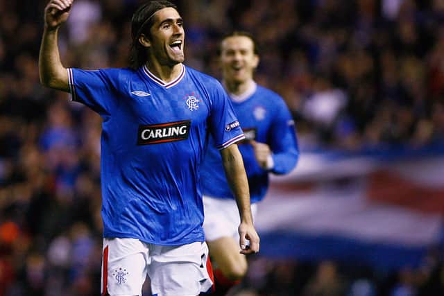 Pedro Mendes during his days at Rangers. Cr: Getty Images.