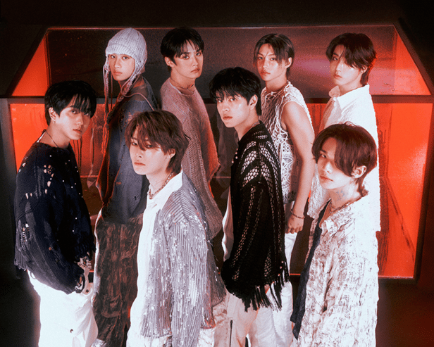 Who are Stray Kids, the eight-person strong K-Pop group set to headline BST Hyde Park this weekend? (Credit: JYP Entertainment.)