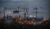 Grangemouth industrial complex is home to an oil refinery, a petrochemical plant and a petroleum pipeline terminus