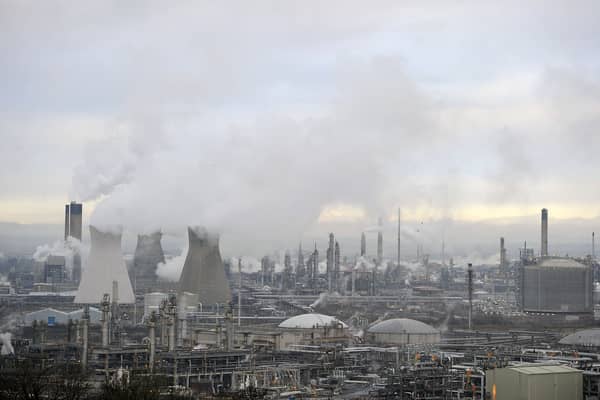 The Grangemouth complex is one of the biggest single sources of climate-harming greenhouse gases in Scotland, belching out around three million tonnes of emissions each year
