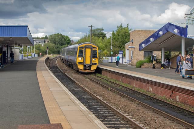 Neither Kirkcaldy Station's lifts nor the ScotRail help point were not available when the wheelchair passenger attempted to switch platforms. (Photo by Garry Cornes/Geograph)