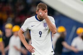 England captain Harry Kane's face says it all.