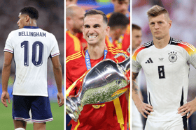 Who was the highest rated midfielder at Euro 2024? Cr: Getty Images.