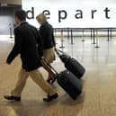 Crew at Glasgow Airport. Picture: Andy Buchanan/AFP via Getty Images