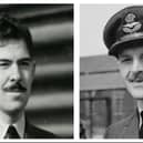 Victoria Cross winners Flt Lt John Cruickshank (left), now of Aberdeen, and the late Canadian airman Flt Lt David Hornell . The 80th anniversary of their honour will be commemorated this week in skies over Scotland. PIC: Contributed.