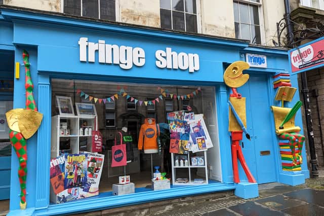 The Edinburgh Festival Fringe shop sits at 180 High Street.