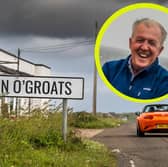 Jim McGill drove from Land's End to John O'Groats. Images David Smith