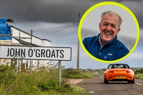 Jim McGill drove from Land's End to John O'Groats. Images David Smith