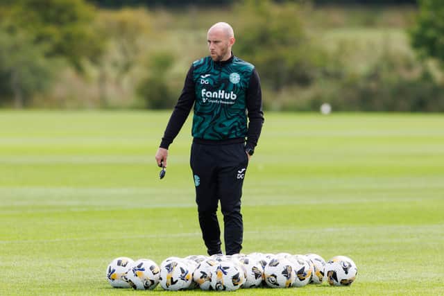 David Gray knows Hibs are light in the final third of the pitch.