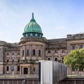 The Mitchell Library in Glasgow has received a jet wash. 