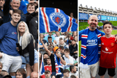 Here are some of the best fan photos from Rangers 0-2 Manchester United at Murrayfield, Edinburgh. Cr: SNS Group.