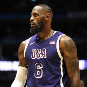 LeBron James will captain the USA Basketball team at the Paris Olympics 2024. Cr. Getty Images.