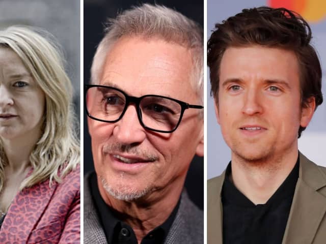 Three of the BBC's highest paid presenters.