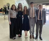 Scotland's victorious team at the World Schools Debating Championship (Picture contributed)
