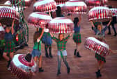 The dancing Tunnock's teacakes were a real highlight of the Glasgow Commonwealth Games Opening Ceremony.
