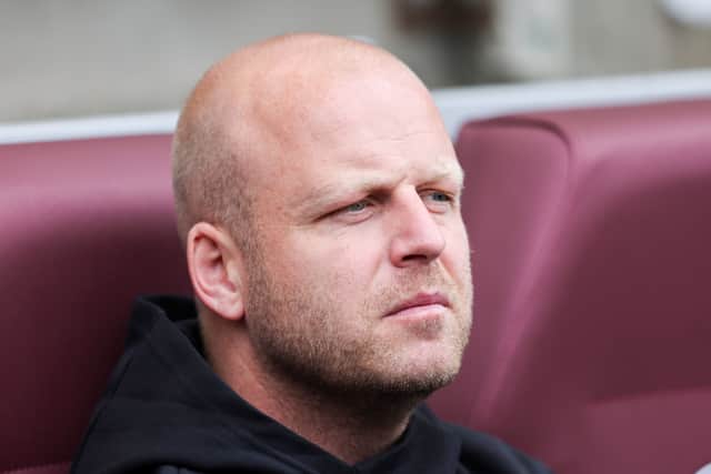 Hearts boss Steven Naismith was not happy with the display against Fleetwood Town