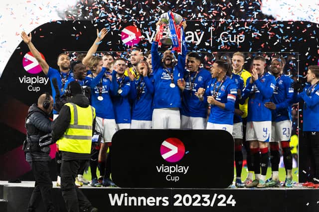 Rangers won the League Cup last season.