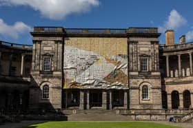 Installation by Ibrahim Mahama PIC: Courtesy of Talbot Rice Gallery