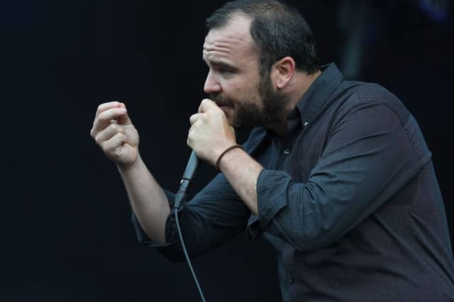 Future Islands frontman Samuel T. Herring.