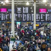 Edinburgh Waverley Railway Station.