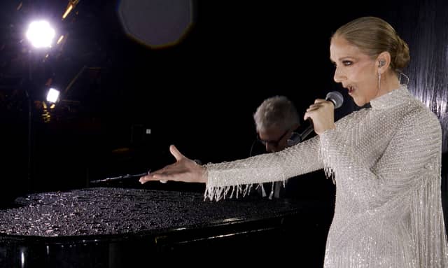 Celine Dion delivered a gold medal performance during the opening ceremony of the Paris Olympics (Screengrab by IOC via Getty Images)