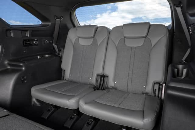 The rearmost two seats