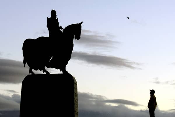 King Robert the Bruce's statue at Bannockburn