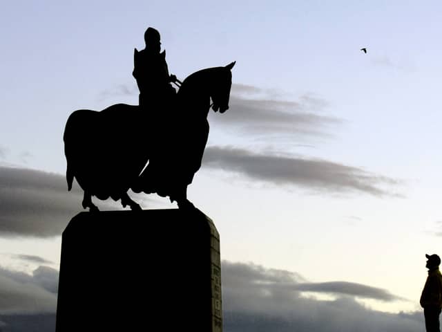 King Robert the Bruce's statue at Bannockburn
