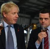 Both Boris Johnson and Douglas Ross let the Conservative party down (Picture: Daniel Leal/pool/AFP via Getty Images)
