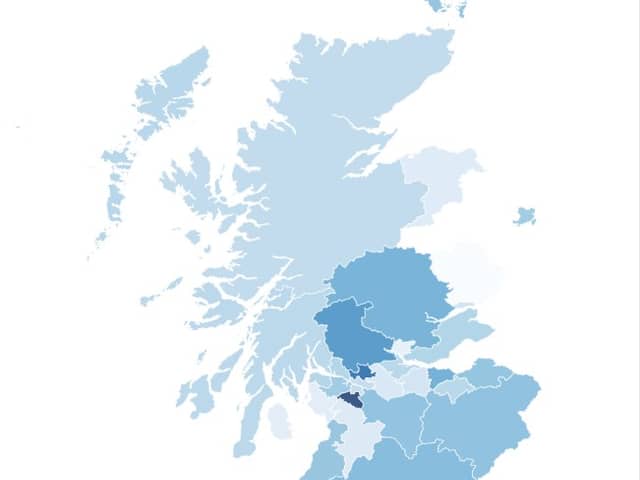 The results in terms of pass rates for Highers by council area can be viewed with our interactive map