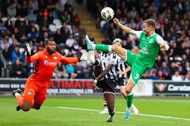 Dylan Vente is set to leave Hibs in the coming days. Cr: SNS Group.