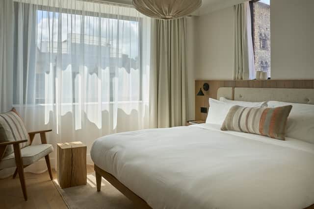 One of the 101 guest rooms