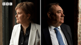 Nicola Sturgeon and Alex Salmond. Picture: BBC