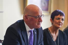 First Minister John Swinney hosts leaders of all political parties at Bute House. Picture: Peter Summers/Getty Images