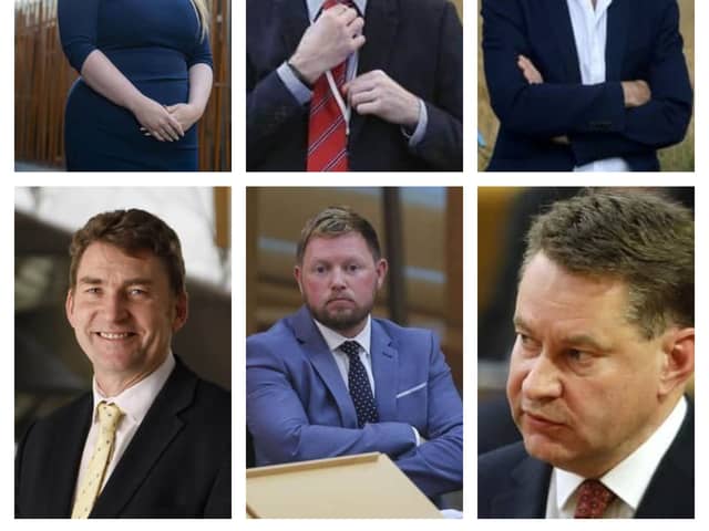 The candidates hoping to become Scottish Conservative leader.