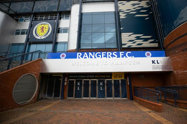 Rangers will play their 'home' matches at Hampden.