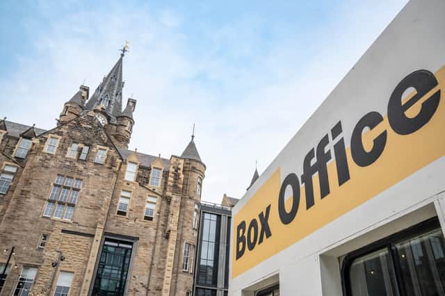 The Edinburgh International Book Festival had moved to the Edinburgh Futures Institute.