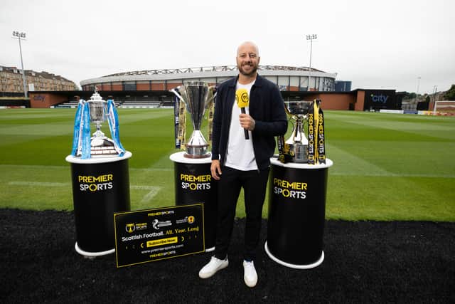 Alan Hutton promotes Premier Sports' coverage of Scottish football.