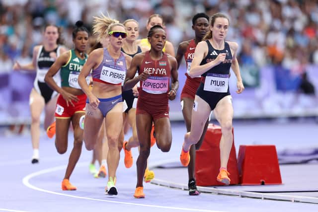 Laura Muir runs in the 1500m final on Saturday night.